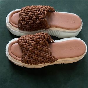 Maeve Crochet Platform Sandals